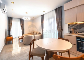 Квартира 2+1 с богатой инфраструктурой в районе Аланья Центр