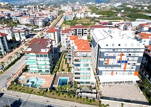 Квартира 1+1 с инфраструктурой комплекса в районе Кестель