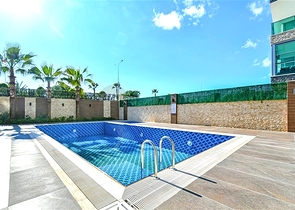 Квартира 1+1 с инфраструктурой комплекса в районе Кестель