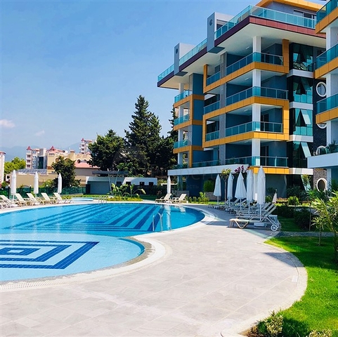 Квартира 1+1 с полной инфраструктурой комплекса в районе Кестель