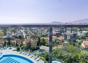 Квартира 1+1 с полной инфраструктурой комплекса в районе Кестель