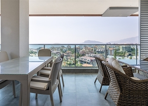 Квартира 1+1 с полной инфраструктурой комплекса в районе Кестель