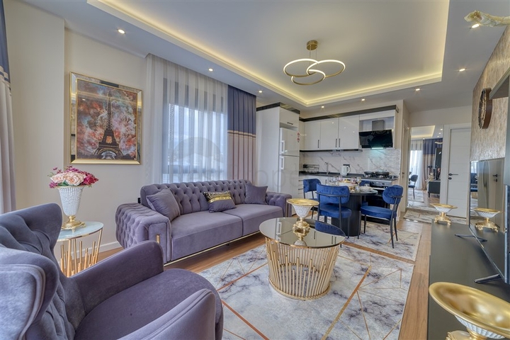 Современная квартира 1+1 в жилом комплексе района Кестель