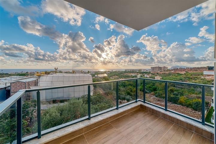 Современная квартира 1+1 в жилом комплексе района Кестель