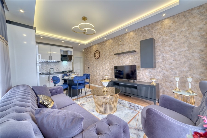 Современная квартира 1+1 в жилом комплексе района Кестель