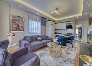 Современная квартира 1+1 в жилом комплексе района Кестель