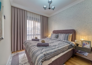 Современная квартира 1+1 в жилом комплексе района Кестель