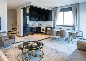 Пентхаус 3+1 с террасой и полной инфраструктурой в районе Оба