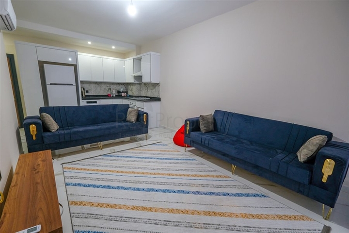 Уютная 1+1 в современном жилом комплексе Каргыджака с развитой внутренней инфраструктурой