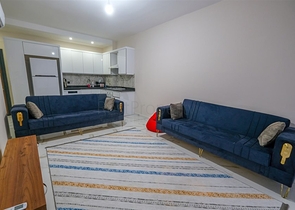 Уютная 1+1 в современном жилом комплексе Каргыджака с развитой внутренней инфраструктурой