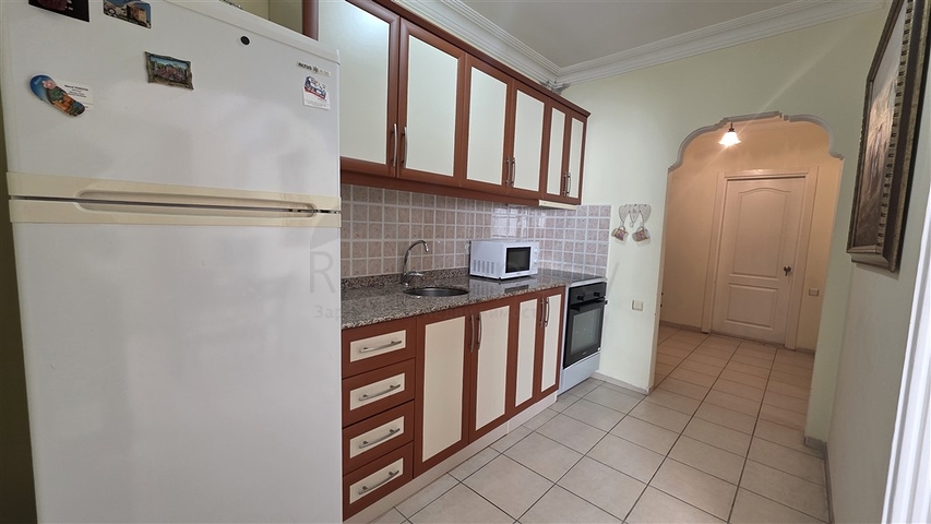 Уютная квартира 2+1 в районе Оба в 300 метрах от пляжа