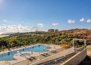 Современная квартира 1+1 в районе Кестель в новом доме