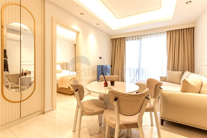 Уютная квартира 1+1 в районе Махмутлар в 50 метрах от моря