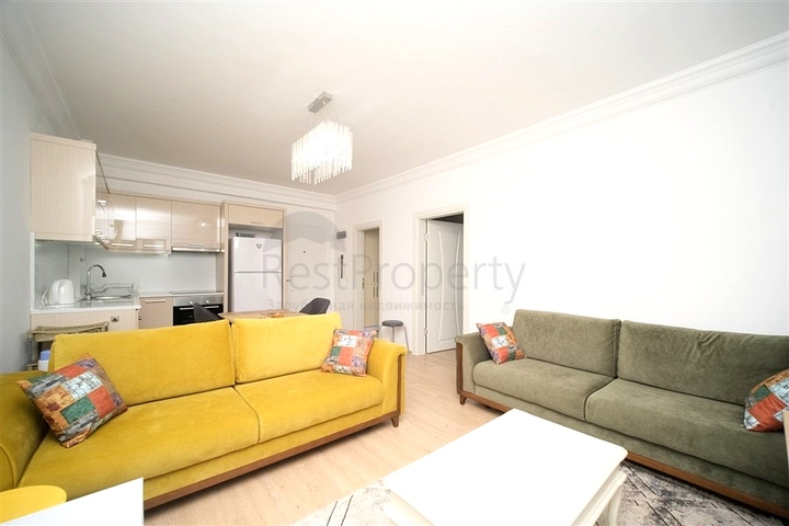 Уютная квартира 1+1 в районе Кестель рядом с морем 