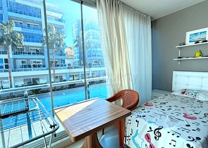 Современная квартира 1+1 в Кестель рядом с морем 