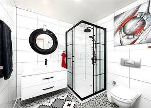 Двухуровневая квартира 4+1 с террасой в районе Тосмур