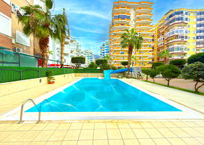 Квартира 2+1 в районе Махмутлар в 150 м от моря