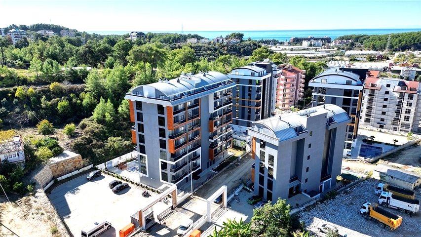 Квартира 1+1 в районе Авсаллар в современном жилом комплексе