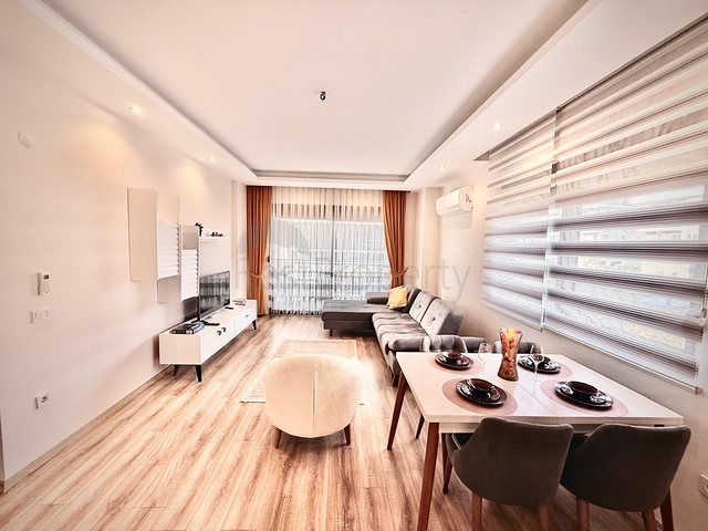 Уютная квартира 1+1 в районе Каргыджак в современном жилом комплексе