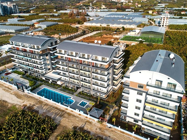 Уютная квартира 1+1 в районе Каргыджак в современном жилом комплексе