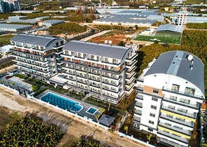 Уютная квартира 1+1 в районе Каргыджак в современном жилом комплексе