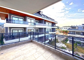 Современная квартира 1+1 в районе Конаклы в новом жилом комплексе