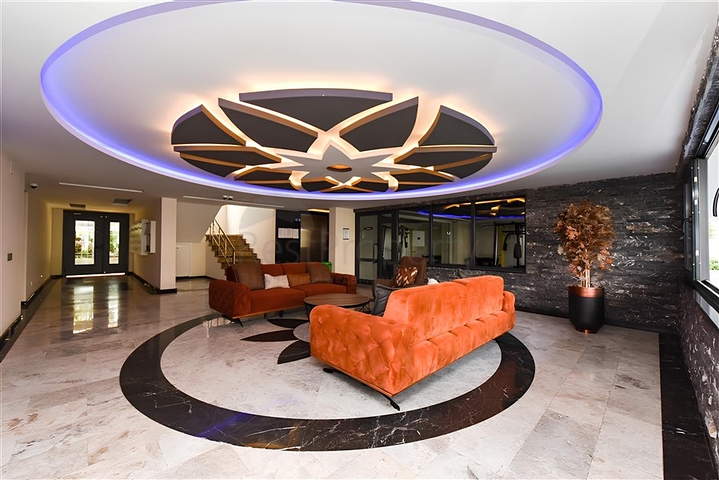 Квартира 2+1 в районе Махмутлар с отдельной кухней в современном комплексе 