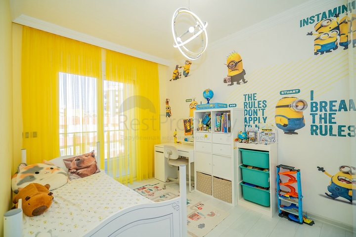 Квартира 2+1 в районе Махмутлар с отдельной кухней в современном комплексе 