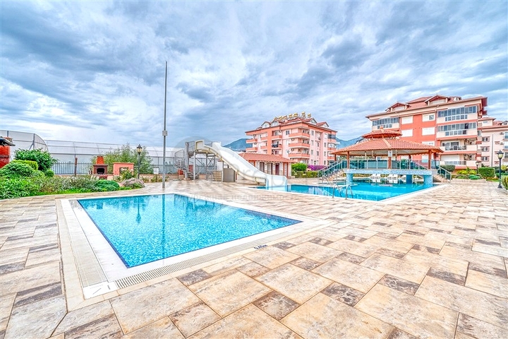 Квартира 2+1 в районе Оба с развитой инфраструктурой комплекса