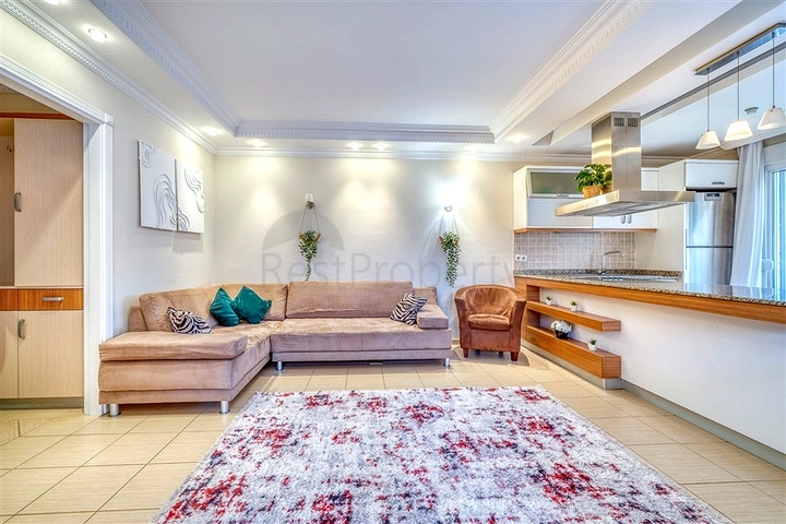 Квартира 2+1 в районе Оба с развитой инфраструктурой комплекса