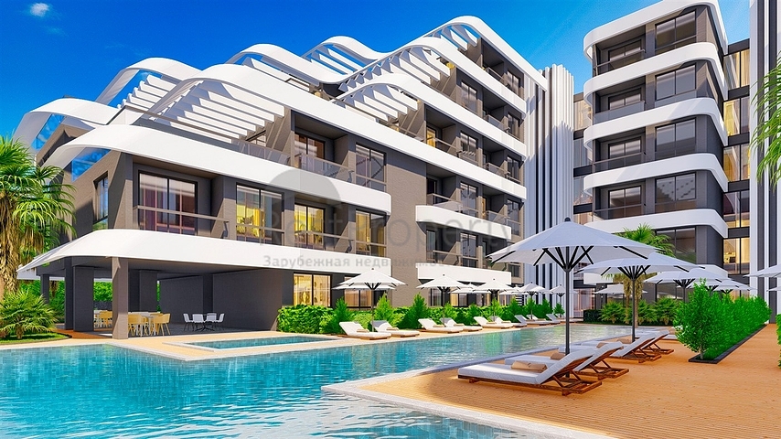 Квартира планировки 1+1 в микрорайоне Алтынташ - Анталия