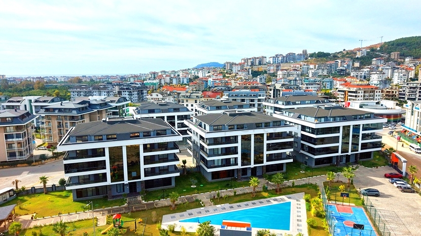 Современная квартира 3+1 в районе Оба с инфраструктурой для комфортной жизни