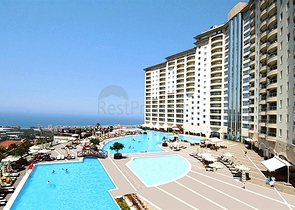 Панорамная квартира 2+1 в районе Каргыджак с полной курортной инфраструктурой