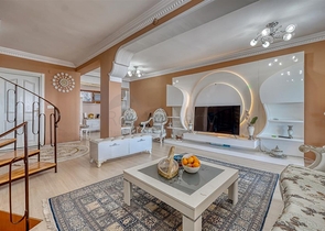 Меблированная вилла 3+1 с террасой в районе Демирташ