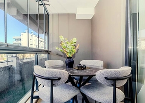 Современная квартира 1+1 в районе Газипаша с богатой инфраструктурой комплекса