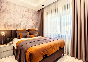 Современная квартира 1+1 в районе Газипаша с богатой инфраструктурой комплекса