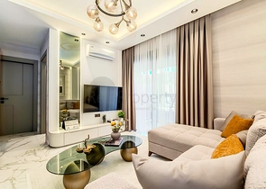 Современная квартира 1+1 в районе Газипаша с богатой инфраструктурой комплекса