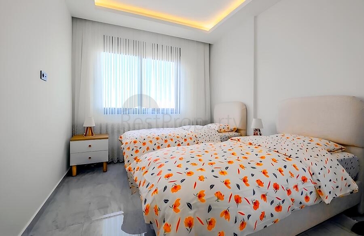 Современная квартира 2+1 в центре Алании в 400 метрах от моря