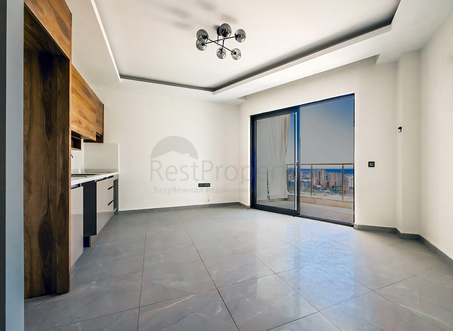 Современная квартира 1+1 в районе Махмутлар с развитой инфраструктурой комплекса