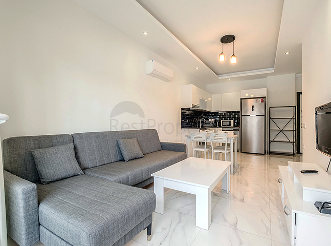 Уютная квартира 1+1 в районе Кестель рядом с морем