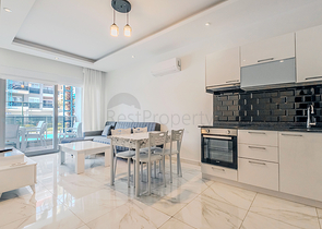 Уютная квартира 1+1 в районе Кестель рядом с морем