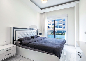 Уютная квартира 1+1 в районе Кестель рядом с морем