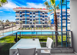 Уютная квартира 1+1 в районе Кестель рядом с морем