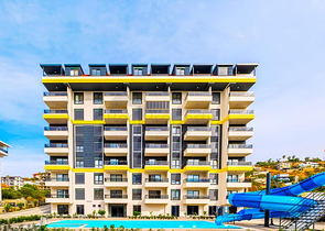 Новая квартира 1+1 в районе Газипаша в современном жилом комплексе