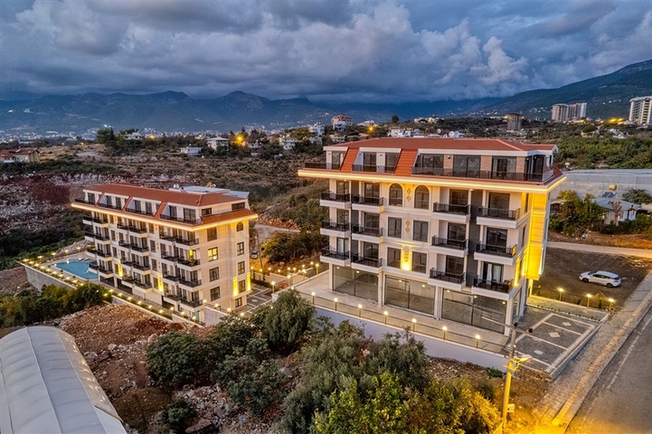 Современная квартира 1+1 в районе Кестель в новом жилом комплексе