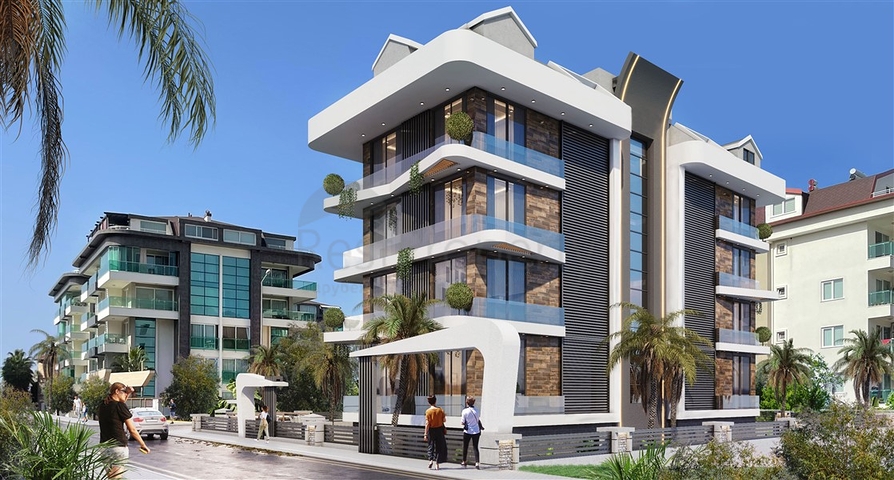 Новый проект в районе Кестель всего в 200 метрах от моря