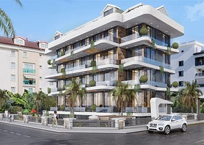 Новый проект в районе Кестель всего в 200 метрах от моря