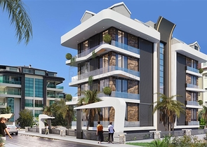 Новый проект в районе Кестель всего в 200 метрах от моря