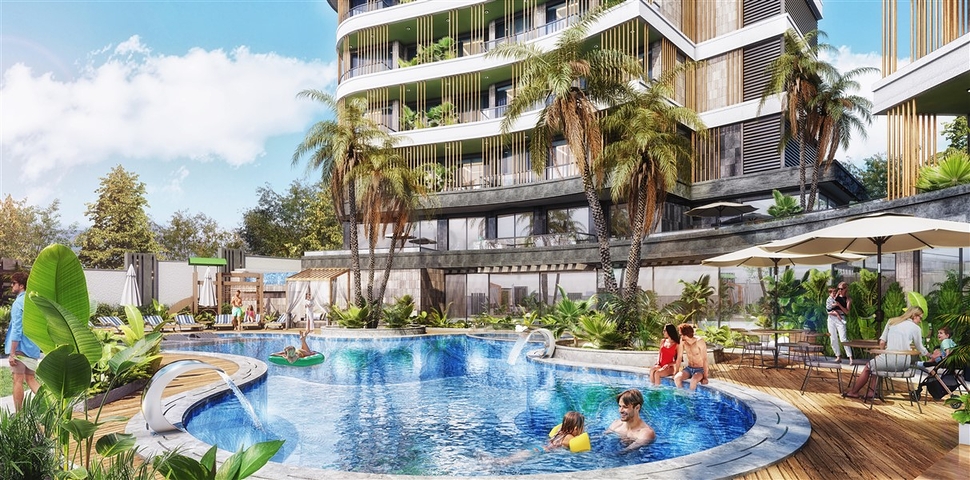 Современные квартиры 1+1 и 2+1 в районе Оба 