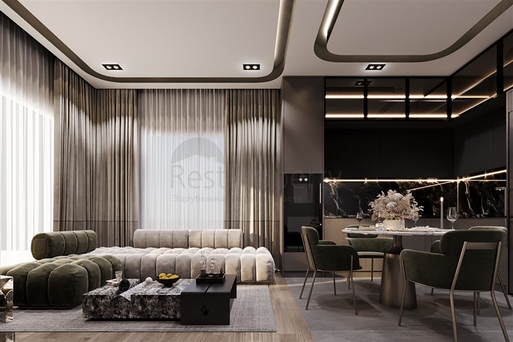 Современные квартиры 1+1 и 2+1 в районе Оба 